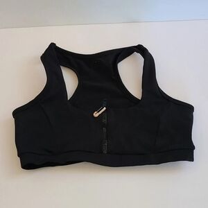Bum Bum Bacana Black Sports Bra with Logo Size Small/Medium